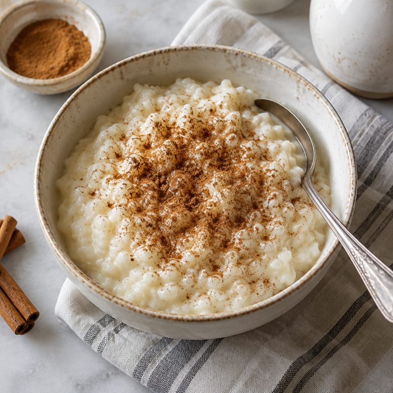 Creamy Swedish Christmas Rice Pudding