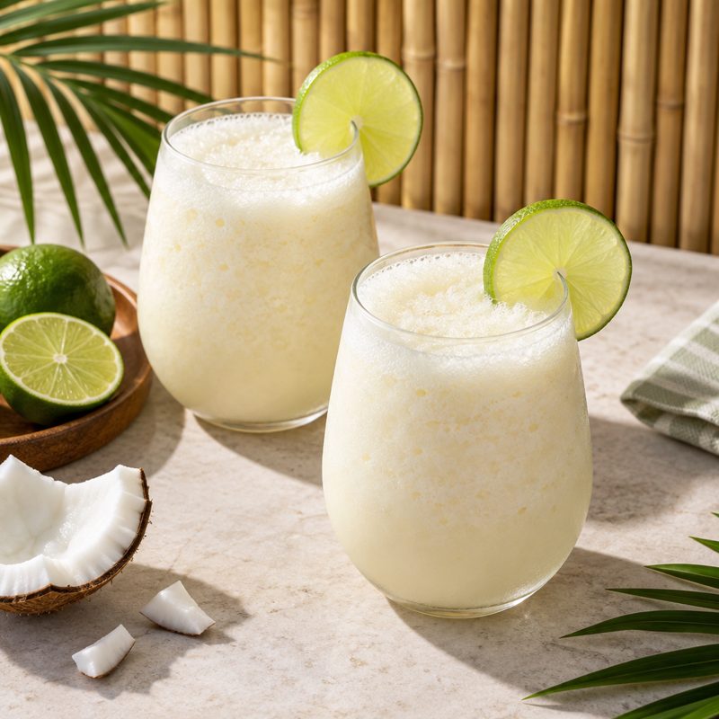 Tropical Pineapple Coconut Cooler