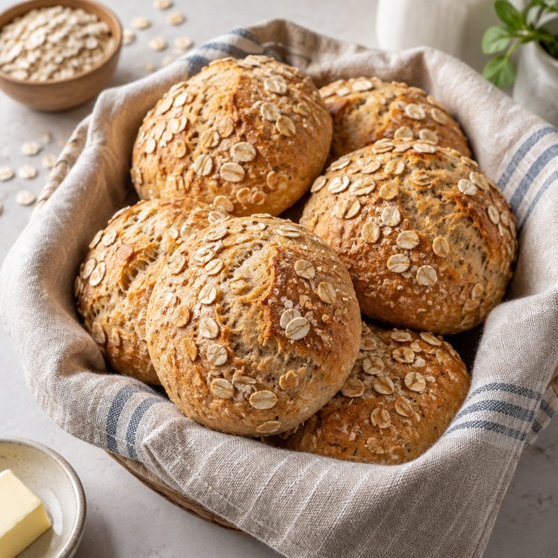 Swedish Morning Oat Rolls