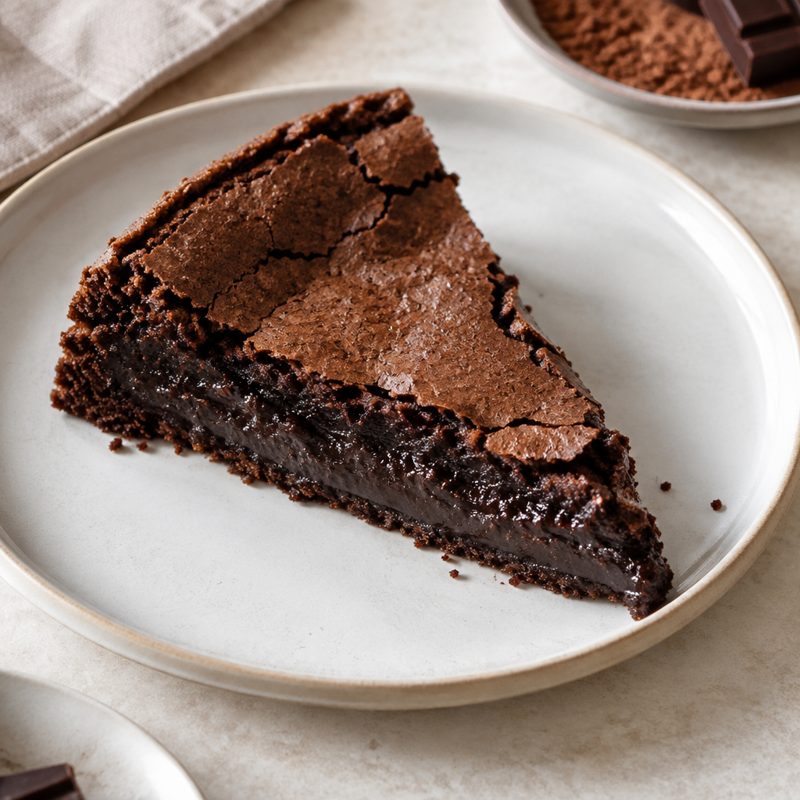 Swedish Sticky Chocolate Mud Cake