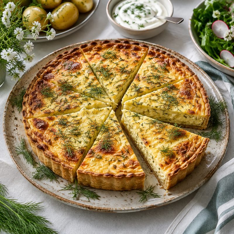 Swedish Aged Cheese Tart