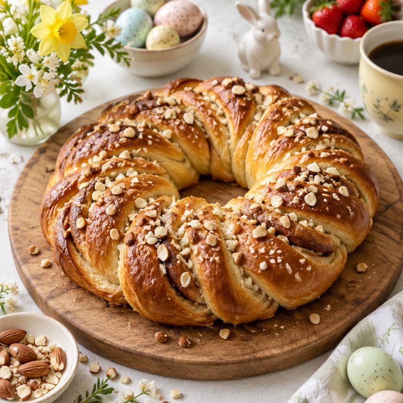 Swedish Easter Braided Cardamom Crown
