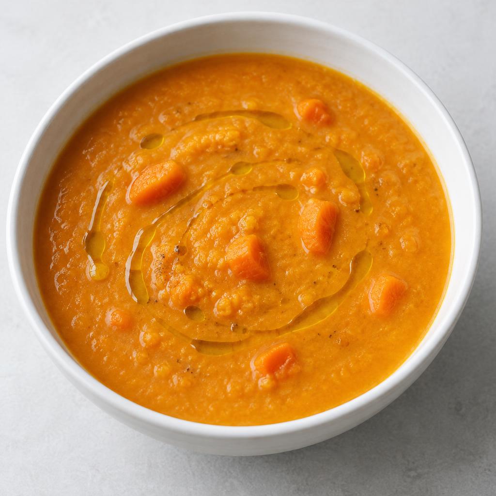 Carrot & Red Lentil Soup